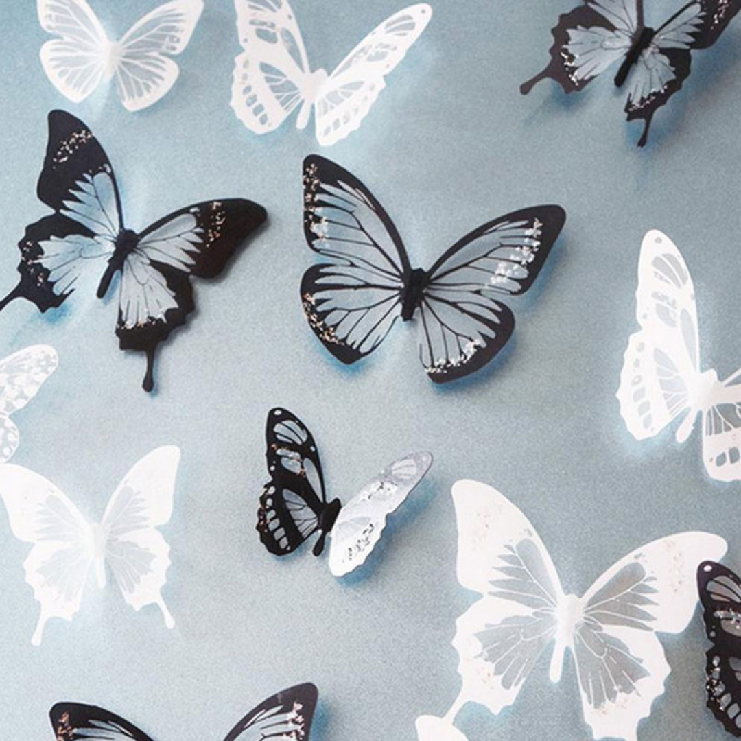 3D Butterflies Shaped Wall Stickers Unique Decor Shop