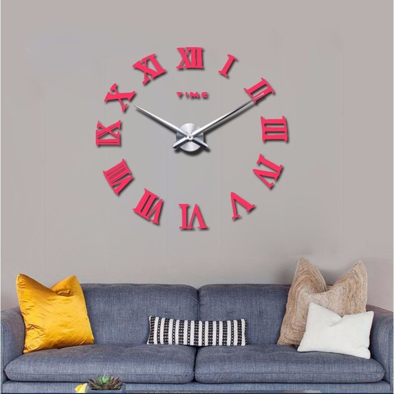 DIY Roman Numerals Wall Clock
