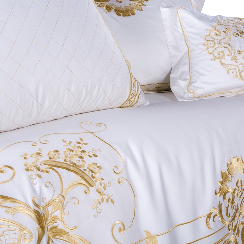 Embroidered Cotton Bedding Set